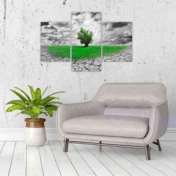 Slika - Djelić prirode u gradu (90x60 cm)
