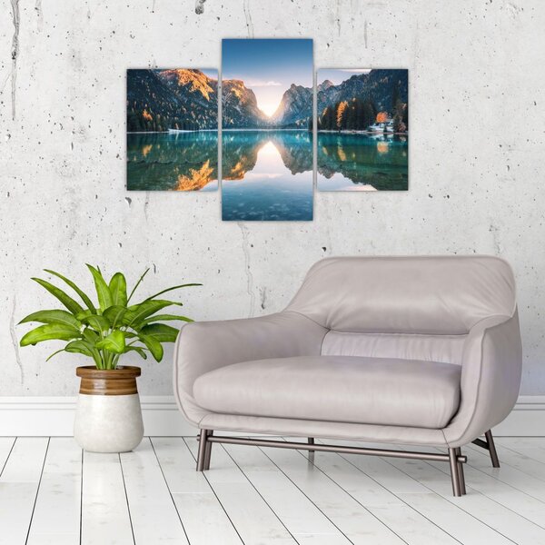 Slika - Gorsko jezero (90x60 cm)