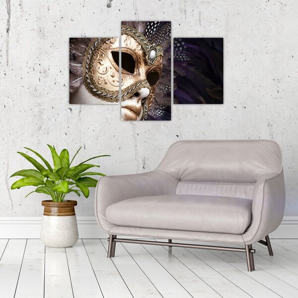 Slika skulpture s maskom (90x60 cm)