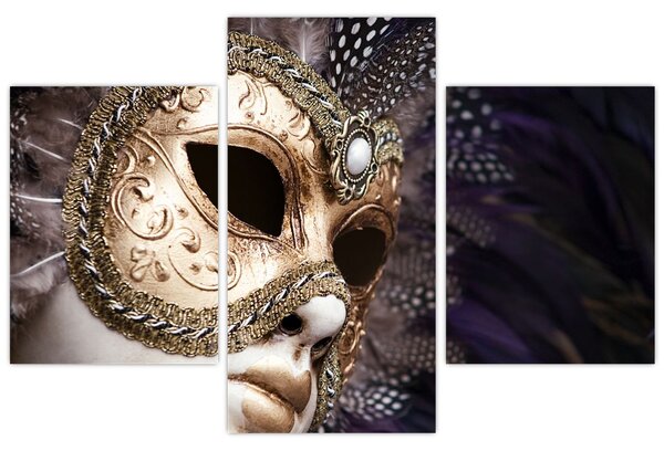 Slika skulpture s maskom (90x60 cm)