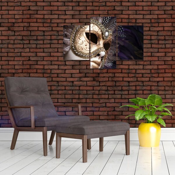 Slika skulpture s maskom (90x60 cm)