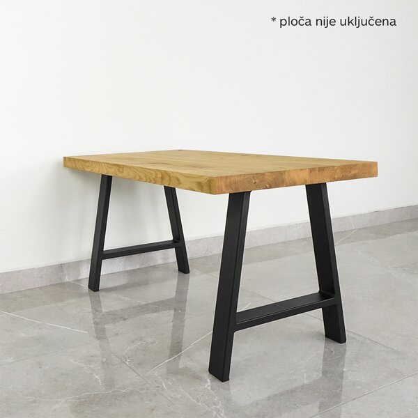 Noga za stolić/klupu Aurelion crna 2 komada, 450 mm