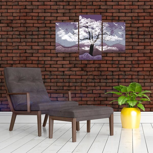 Slika - Stablo u oblacima (90x60 cm)