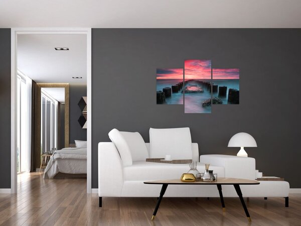 Slika - Stijene u moru (90x60 cm)