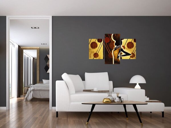 Slika drevne umjetničke slike (90x60 cm)