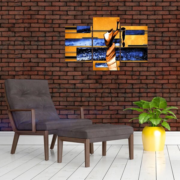Slika apstraktne slike (90x60 cm)