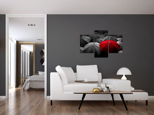 Slika otvorenih kišobrana (90x60 cm)