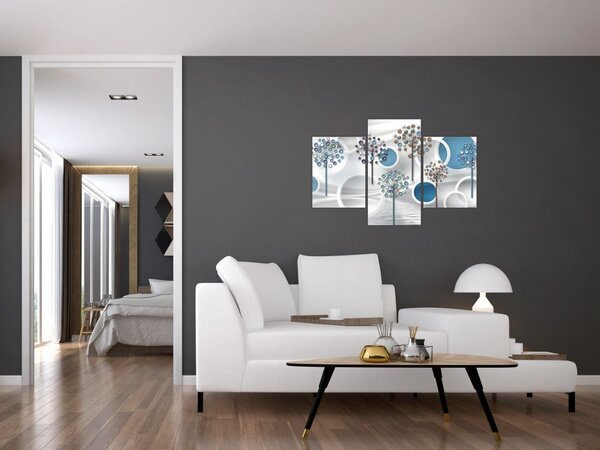 Slika umjetničke apstrakcije (90x60 cm)