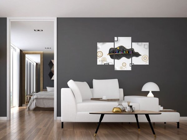 Slika apstrakcije (90x60 cm)