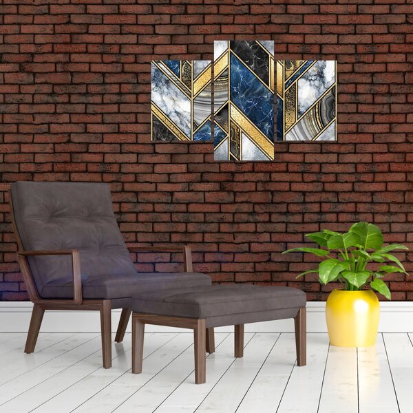 Slika umjetničke apstrakcije (90x60 cm)