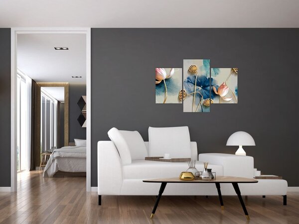 Slika s cvijećem (90x60 cm)