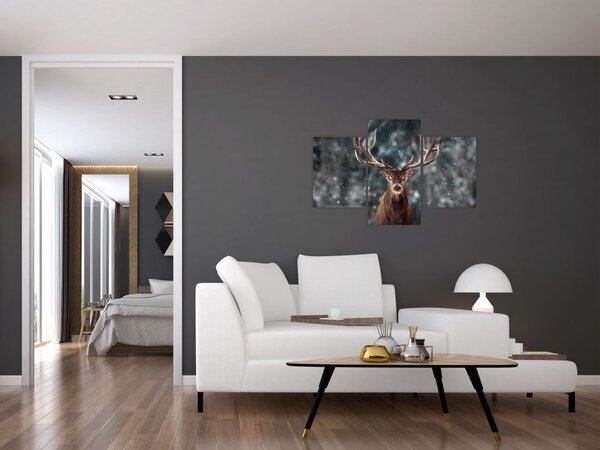 Slika - Veličanstvenost jelena (90x60 cm)