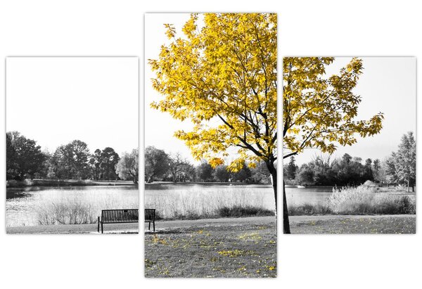 Slika - Odmor u parku (90x60 cm)