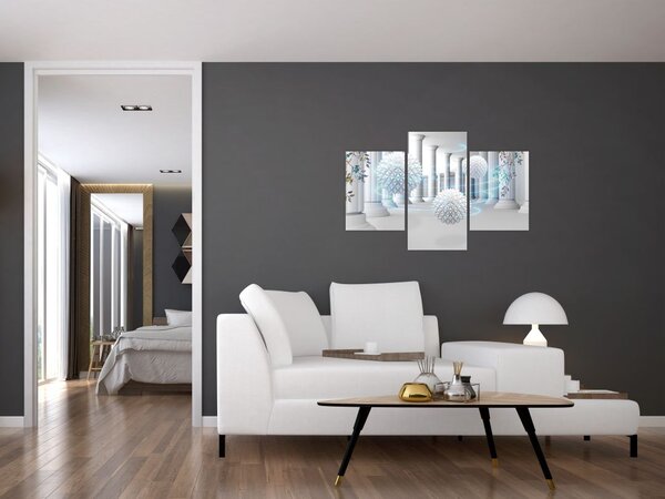 Apstraktna slika u antičkom stilu (90x60 cm)