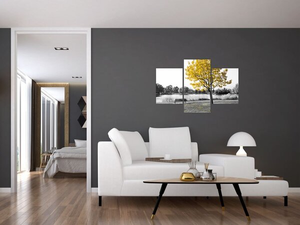 Slika - Odmor u parku (90x60 cm)