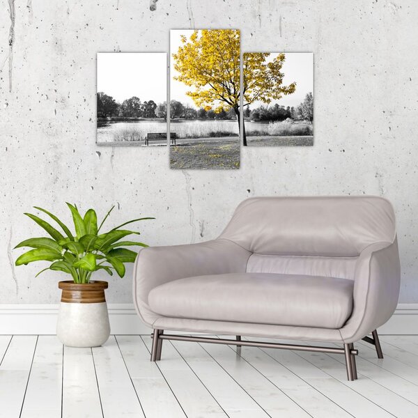 Slika - Odmor u parku (90x60 cm)