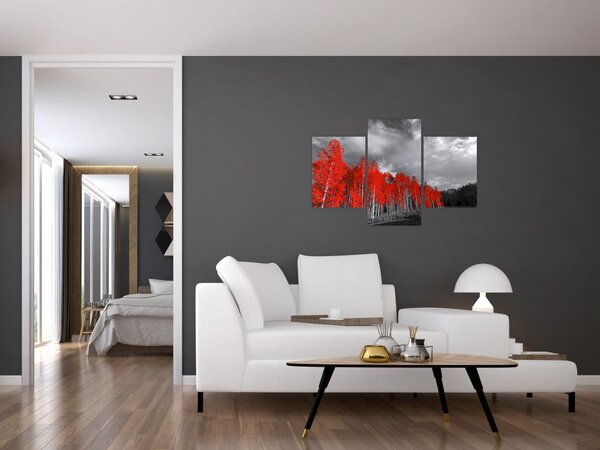 Slika - Drveće u jesenskim bojama (90x60 cm)
