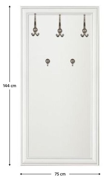 Zidna vješalica Kuito WIE75 (alpska bijela)
