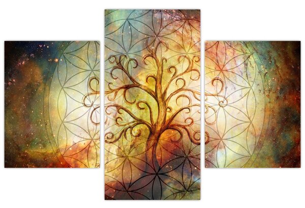 Apstraktna slika stabla (90x60 cm)