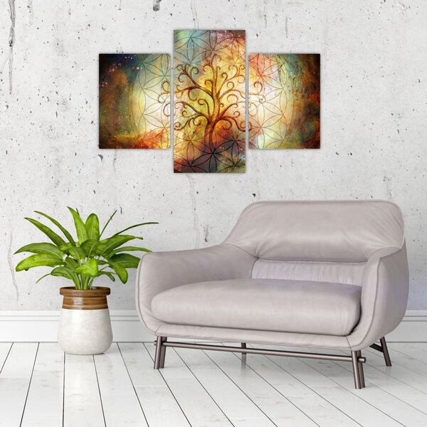 Apstraktna slika stabla (90x60 cm)