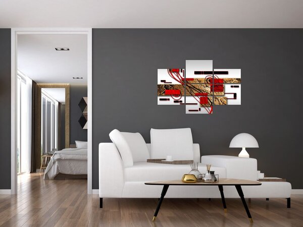 Slika apstrakcije (90x60 cm)