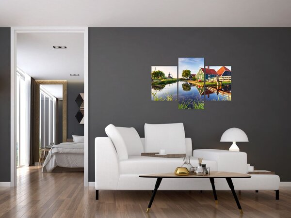 Slika nizozemskih vjetrenjača (90x60 cm)