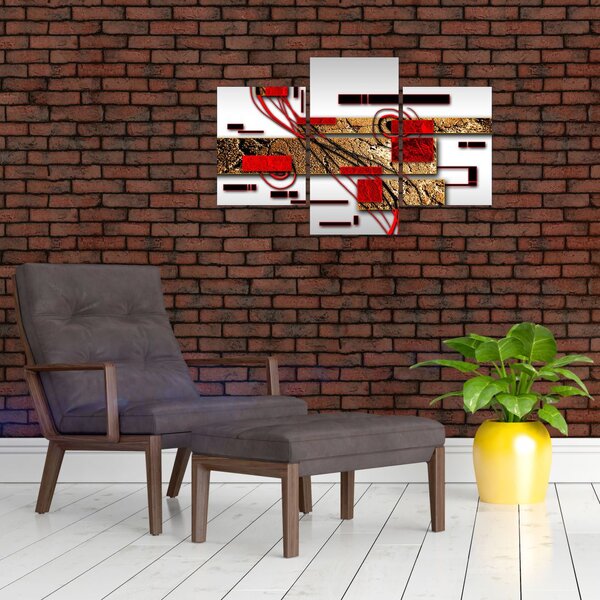 Slika apstrakcije (90x60 cm)