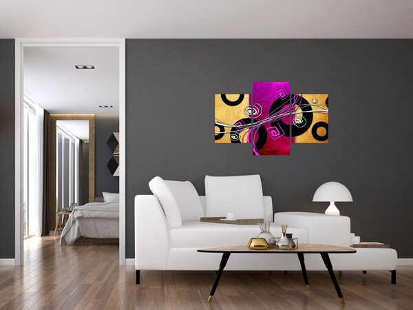 Slika apstrakcije (90x60 cm)