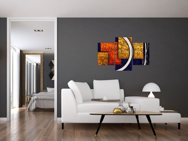 Slika apstrakcije (90x60 cm)
