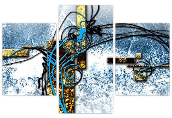 Apstraktna slika (90x60 cm)