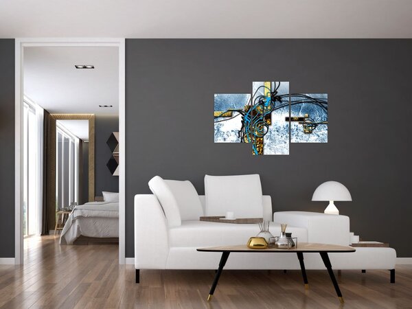 Apstraktna slika (90x60 cm)