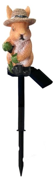Solarna vrtna svjetiljka zec 43cm 2w 2