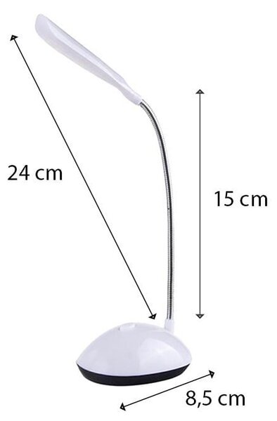 Baterijska LED pomična stolna svjetiljka