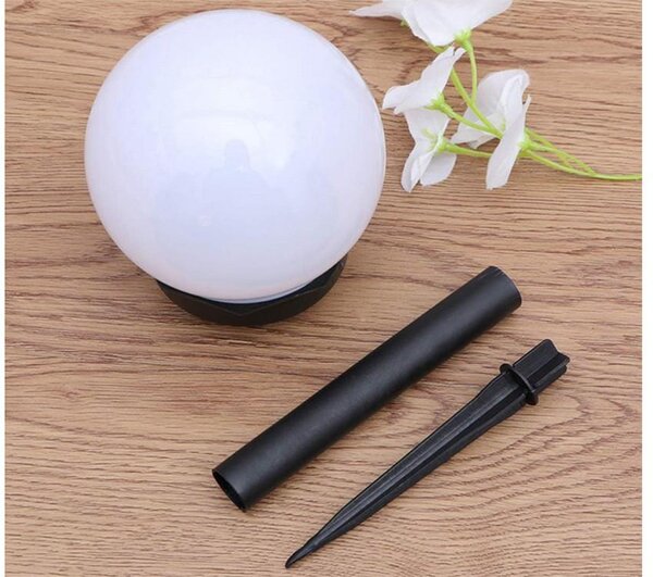 Postavite 4 okrugle LED svjetiljke solarnog poda 36 cm