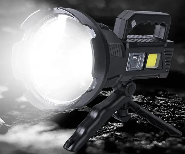 ACA. Punjenje 100W LED Cree XHP50 reflektor reflektora ručne svjetiljke USB PowerBank + Statu