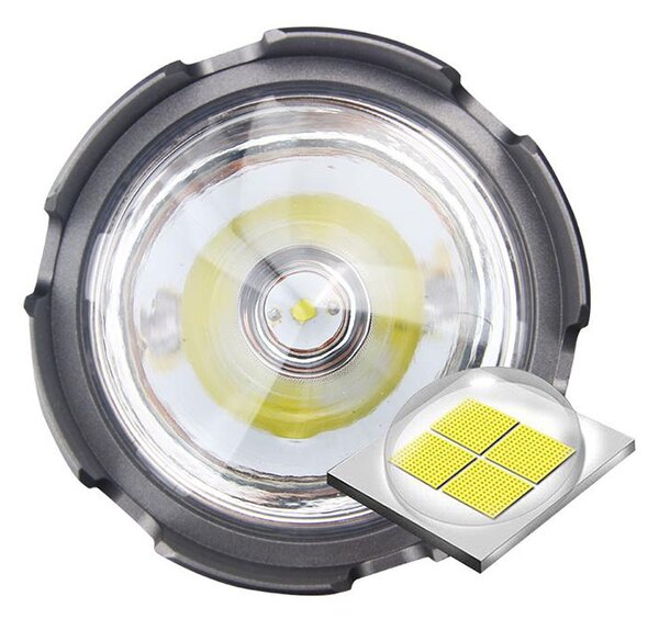 ACA. Punjenje 100W LED Cree XHP50 reflektor reflektora ručne svjetiljke USB PowerBank + Statu