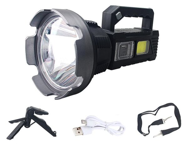 ACA. Punjenje 100W LED Cree XHP50 reflektor reflektora ručne svjetiljke USB PowerBank + Statu