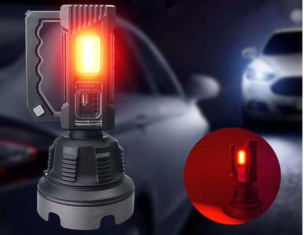 ACA. Punjenje 100W LED Cree XHP50 reflektor reflektora ručne svjetiljke USB PowerBank + Statu