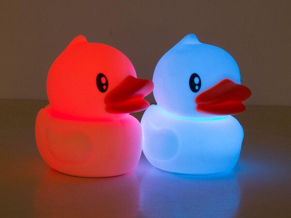 Led rgb akumulatorska mehka otroška lučka touch 1200mah usb račka + daljinec - verk group