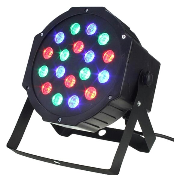 Disco par lcd 18 rgb led reflektor dmx i rad na zvuk 18w