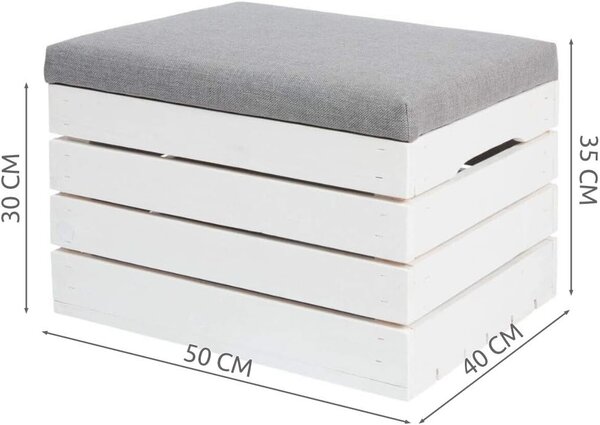 Drveni tapecirani tabui - prsa 50 cm do 150 kg