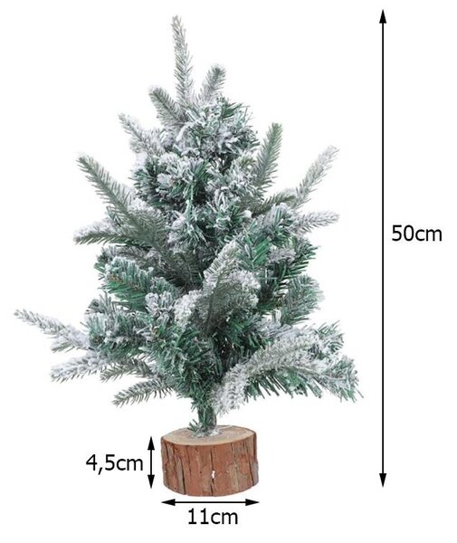 Božićna jelka sa snijegom 50 cm
