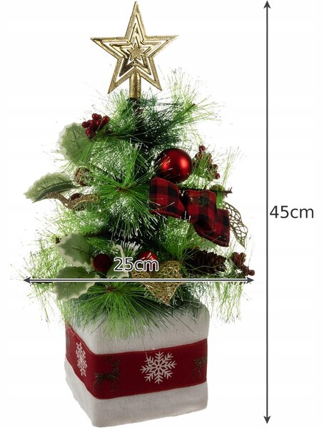 Jelka ukrašena 45cm