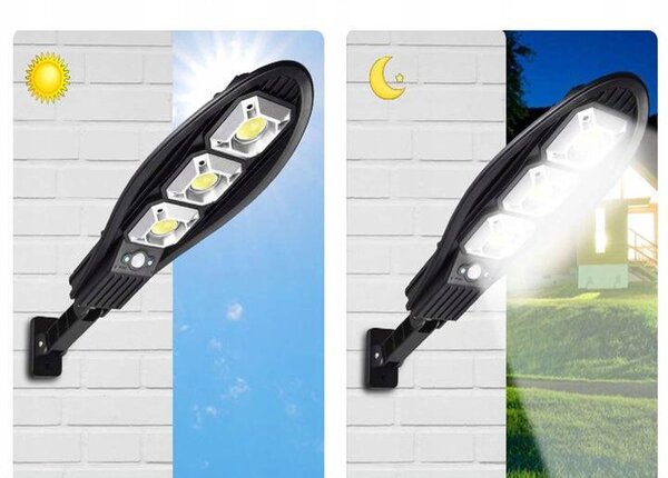 Solarna cesta LED COB svjetiljka sa senzorom pokreta i daljinski upravljač 180W