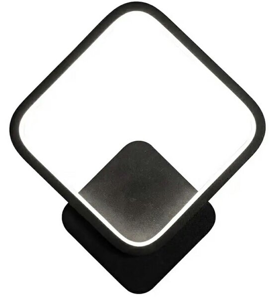 Moderna zidna opskrba LED 12W crna 23cm 4500k