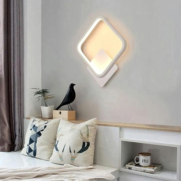 Moderni zidni dovod LED 12W bijelih 23 cm 4500k