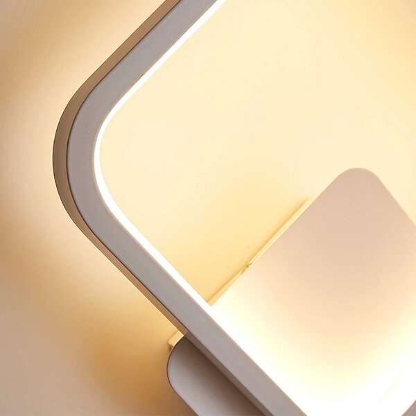 Moderni zidni dovod LED 12W bijelih 23 cm 4500k