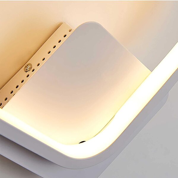 Moderni zidni dovod LED 12W bijelih 23 cm 4500k