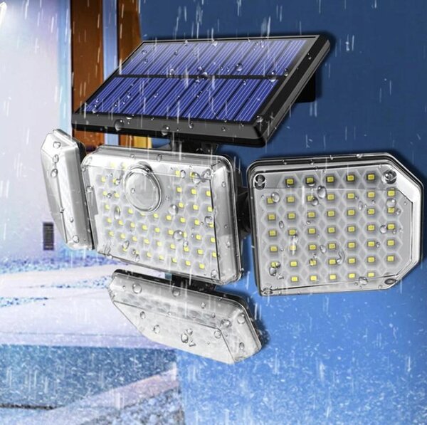 LED SMD 171 Solarna svjetiljka sa senzorom pokreta 2400mah IP65