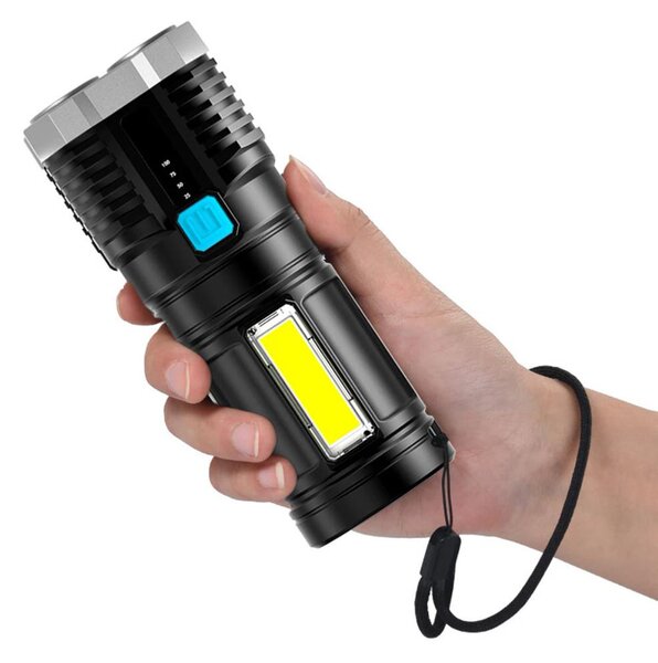Multi -mornara LED svjetiljka s 4 lUD ručno s baterijom 1000LM